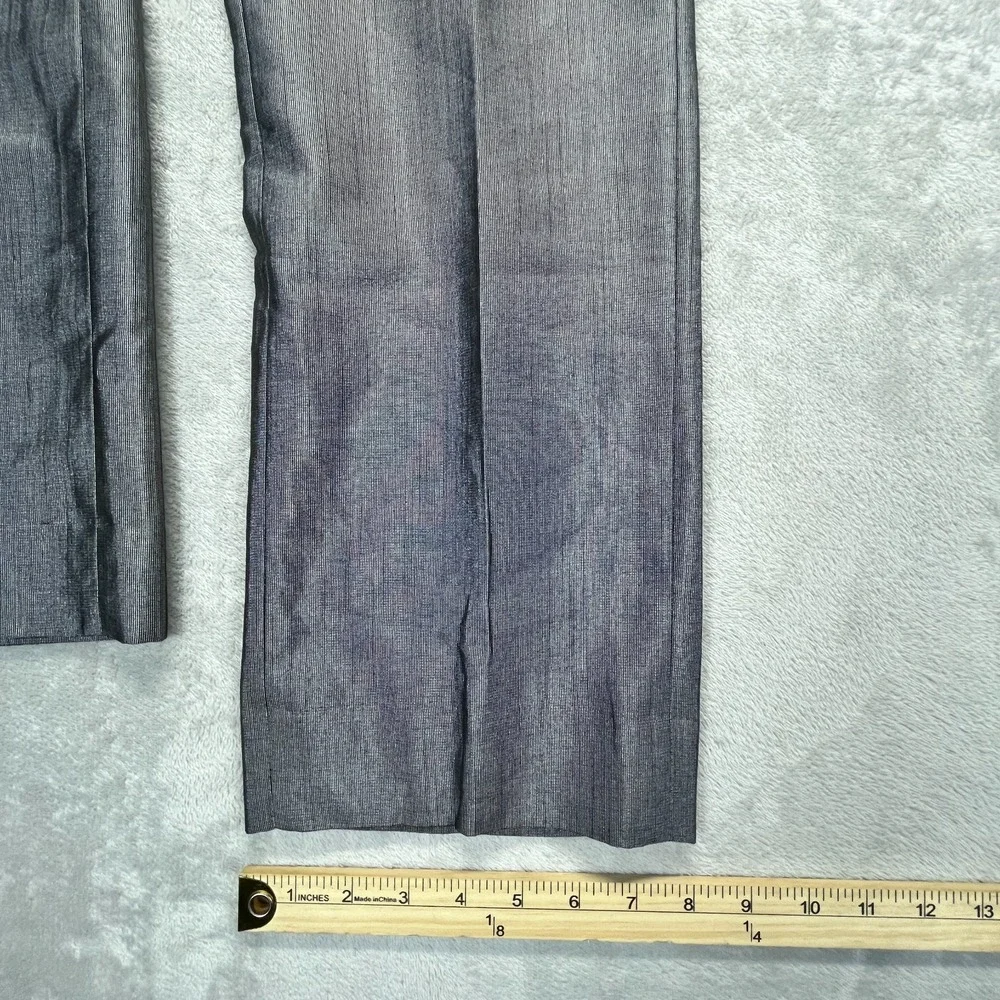 Gulliano Couture Dress Pants Mens 40R Gray Straight Leg Formal Business Office